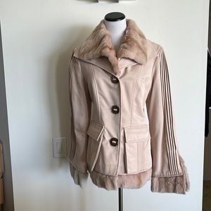 -Women’s vintage jacket size 44 pink Italian